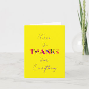 Thank You For Everything Yellow Card