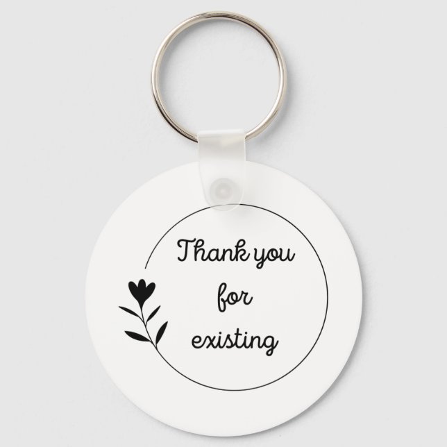 Thank you for existing round key ring (Front)