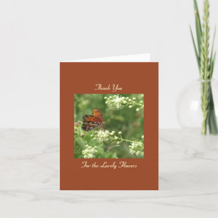 Thank You for Flowers, Orange Butterfly