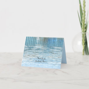 Thank You for Funeral Flowers, Lake Reflection Card