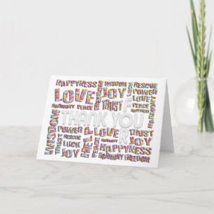 Thank You For ... Hearts Card