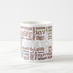 Thank You For ... Hearts Coffee Mug