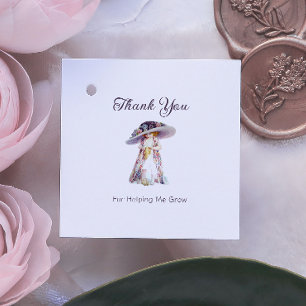 Thank you for helping me grow Appreciation Tag