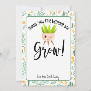 Thank you for helping me grow card holder voucher