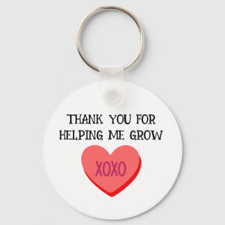 Thank You For Helping Me Grow Teacher Key Ring