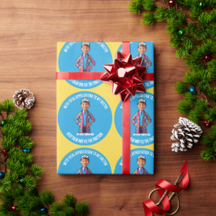 Thank you for helping me in my healing doctor MD Wrapping Paper