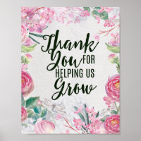 Thank you for helping us grow teacher gift