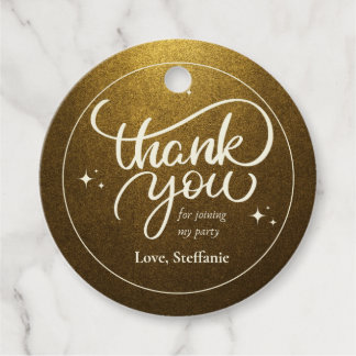 Thank you for joining my party favour tags