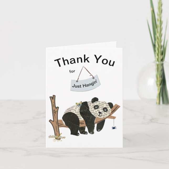 Thank You for Just Hangin' Card - Adiela Akoo (Front)