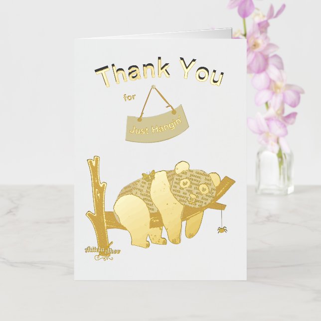 Thank You for Just Hangin' Card - Adiela Akoo (Orchid)