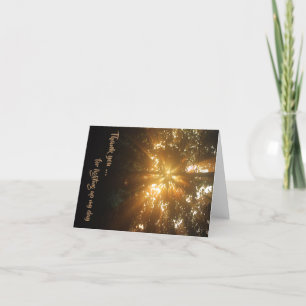 "Thank you... for lighting up my day"  cards