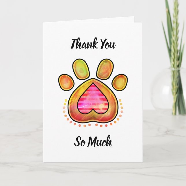 Thank You For Looking After My Dog Card (Front)