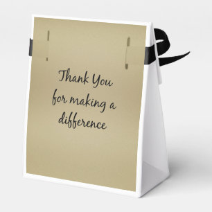 Thank you for Making a Difference Favour Box