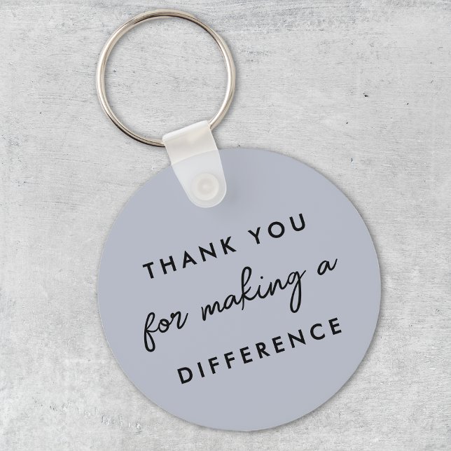Thank you for Making a Difference  Key Ring (Creator Uploaded)