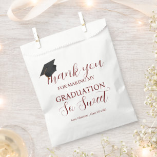 Thank you for making graduation party so sweet fav favour bags