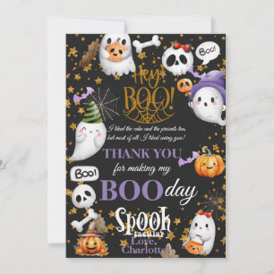 Thank You for Making My 1st Boo-day Spooktacular Card