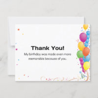 Thank you for making my birthday memorable