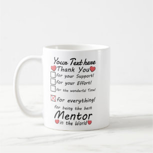 Thank You for Mentor Teacher End of Year Coffee Mug