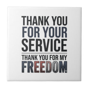 Thank You For My Freedom Patriotic Veteran Shirt_1 Tile