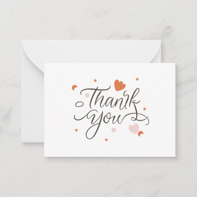 Thank you for no reason card (Front)