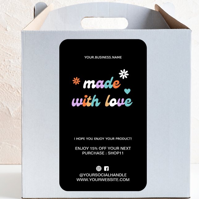 Thank You For Order Retro | Made with love  (Creator Uploaded)