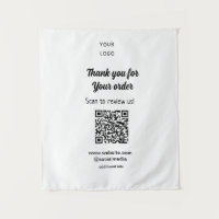 Thank you for order scan Review us business logo