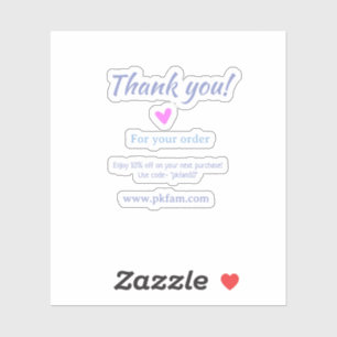 Thank you for purchase pink family business detail