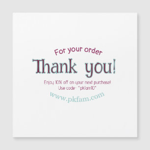 Thank you for purchase pink family business detail