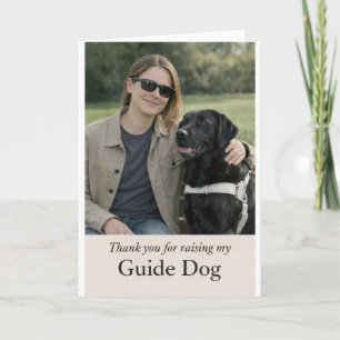 Thank You for Raising My Guide Dog – Black Lab Card