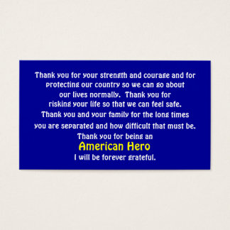 Thank You For Serving Our Country