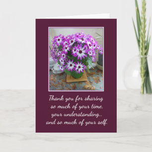 Thank you for sharing... card