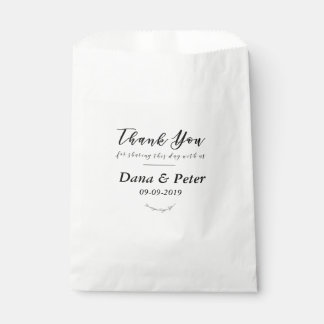 Thank You For Sharing This Day With Us Favour Bag