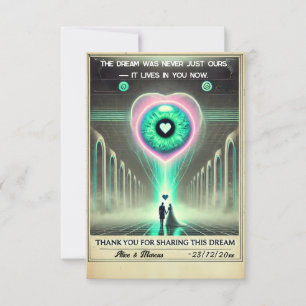 💌 “Thank You for Sharing This Dream” Weirdcore Thank You Card