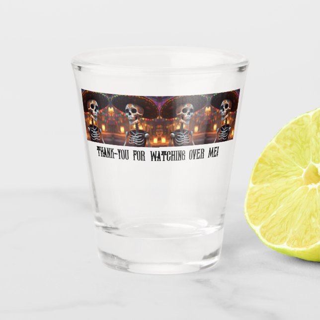 Thank You For… Shot Glass (Front)