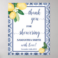 Thank you for Showering Bride Mediterranean Shower