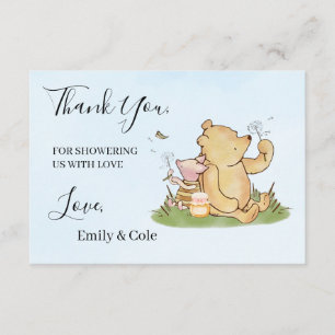 Thank You for Showering Us With Love Enclosure Card