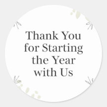Thank You for Starting the Year with Us