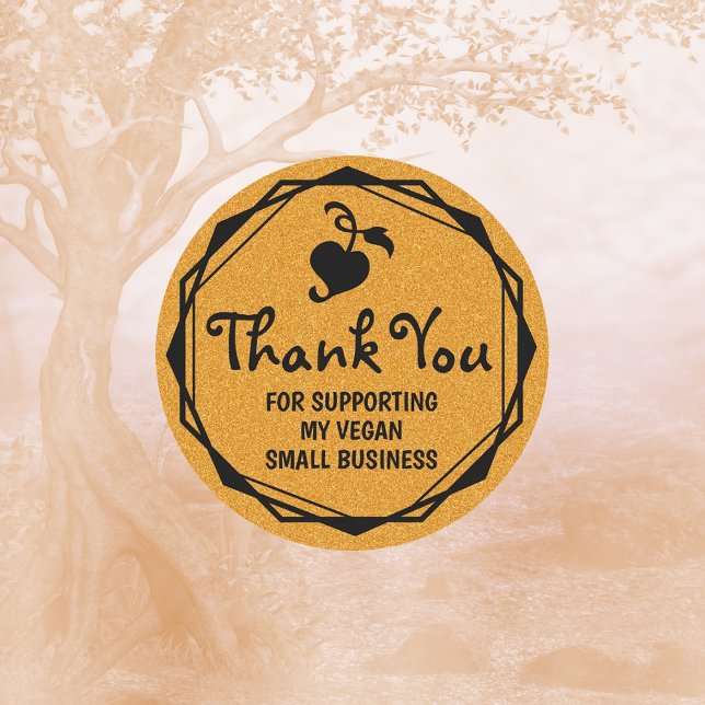 Thank You For Supporting my Small Business  Classic Round Sticker (Creator Uploaded)