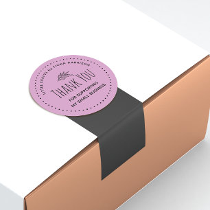 Thank You For Supporting My Small Business Classic Round Sticker