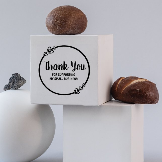 Thank You for Supporting My Small Business, Rubber Stamp (Creator Uploaded)