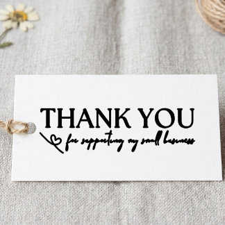 Thank You For Supporting My Small Business Script Self-inking Stamp