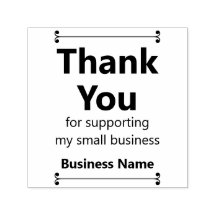 Thank You for Supporting My Small Business