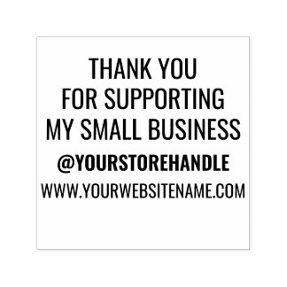 Thank You For Supporting My Small Business Self-inking Stamp