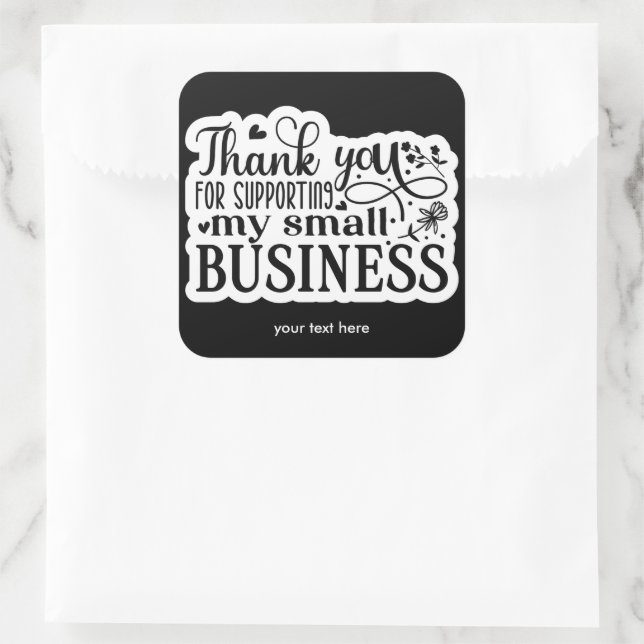 Thank you for supporting sticker (Bag)