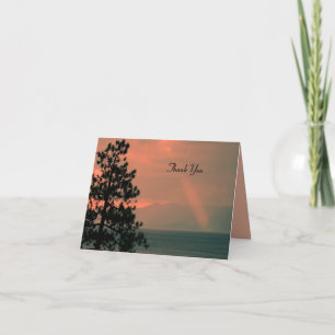 Thank You For Sympathy Note Card, Light Beam Card
