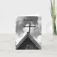 Thank You For Sympathy, Old Church Black and White