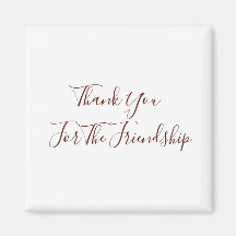 Thank You For The Friendship