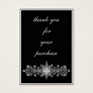 Thank you for the purchase -black