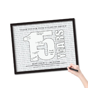 Thank you for your 15 Years of Service Poster