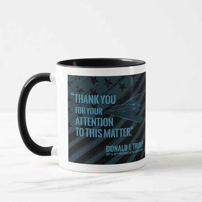 Thank You For Your Attention Mug (Left)